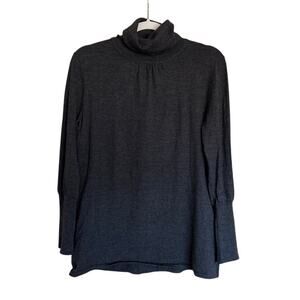 Classiques Entier Atelier Wool Silk Cashmere Turtleneck Heather Gray Sweater S/M
